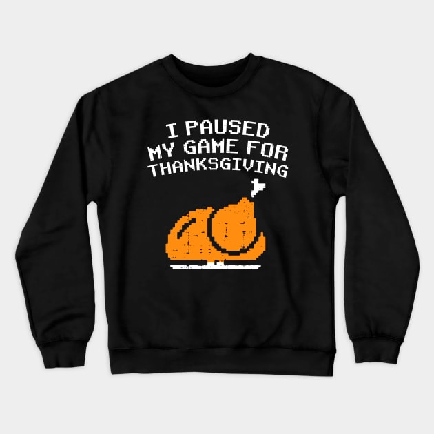 Happy Thanksgiving Gamer Turkey Video Game Lovers Kids Boys Crewneck Sweatshirt by _So who go sayit_